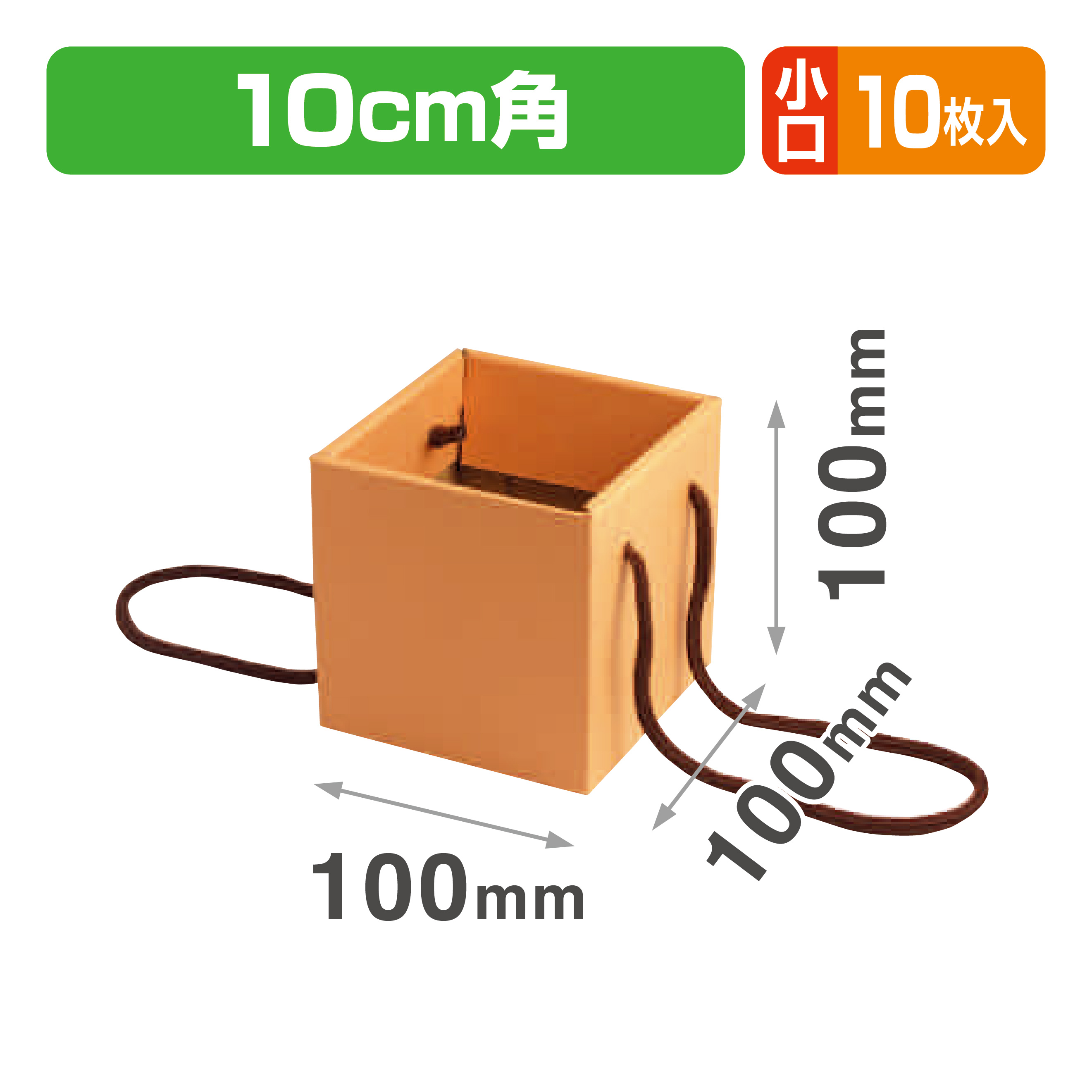 ミニブーケキャリー100(オレンジ) 小口